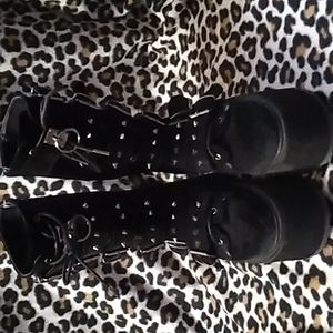 Demonia Velvet Boots